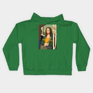 Mona Lisa Commute Kids Hoodie